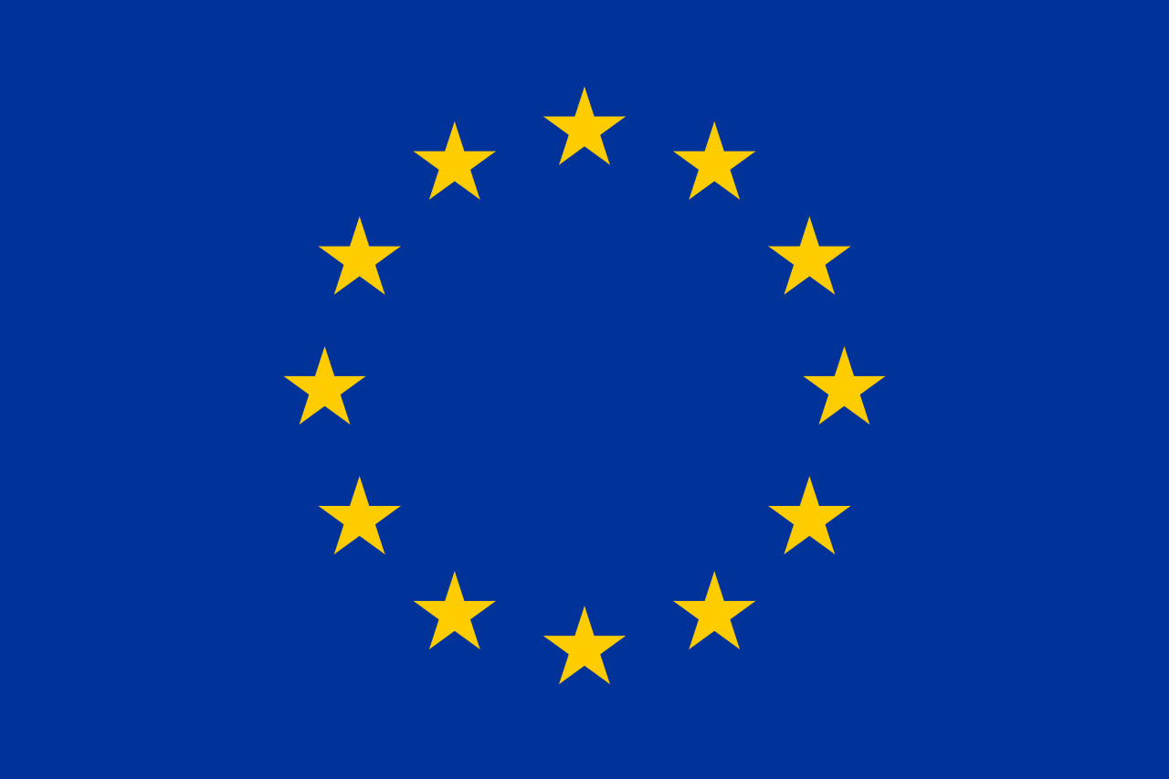 Flaga Unii Europejskiej.