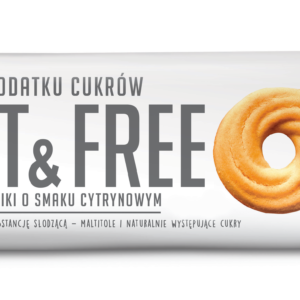 Fit&Free Cytrynowe herbatniki bez dodatku cukru Cukry Nyskie