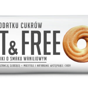 Fit&Free waniliowe herbatniki bez dodatku cukru Cukry Nyskie